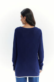 Sweater Mujer Classic Azul