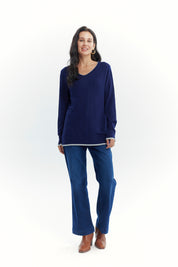 Sweater Mujer Classic Azul