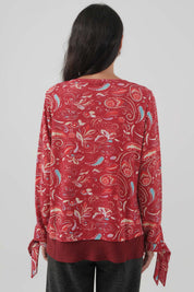 Sweater Mujer Regular Burdeo