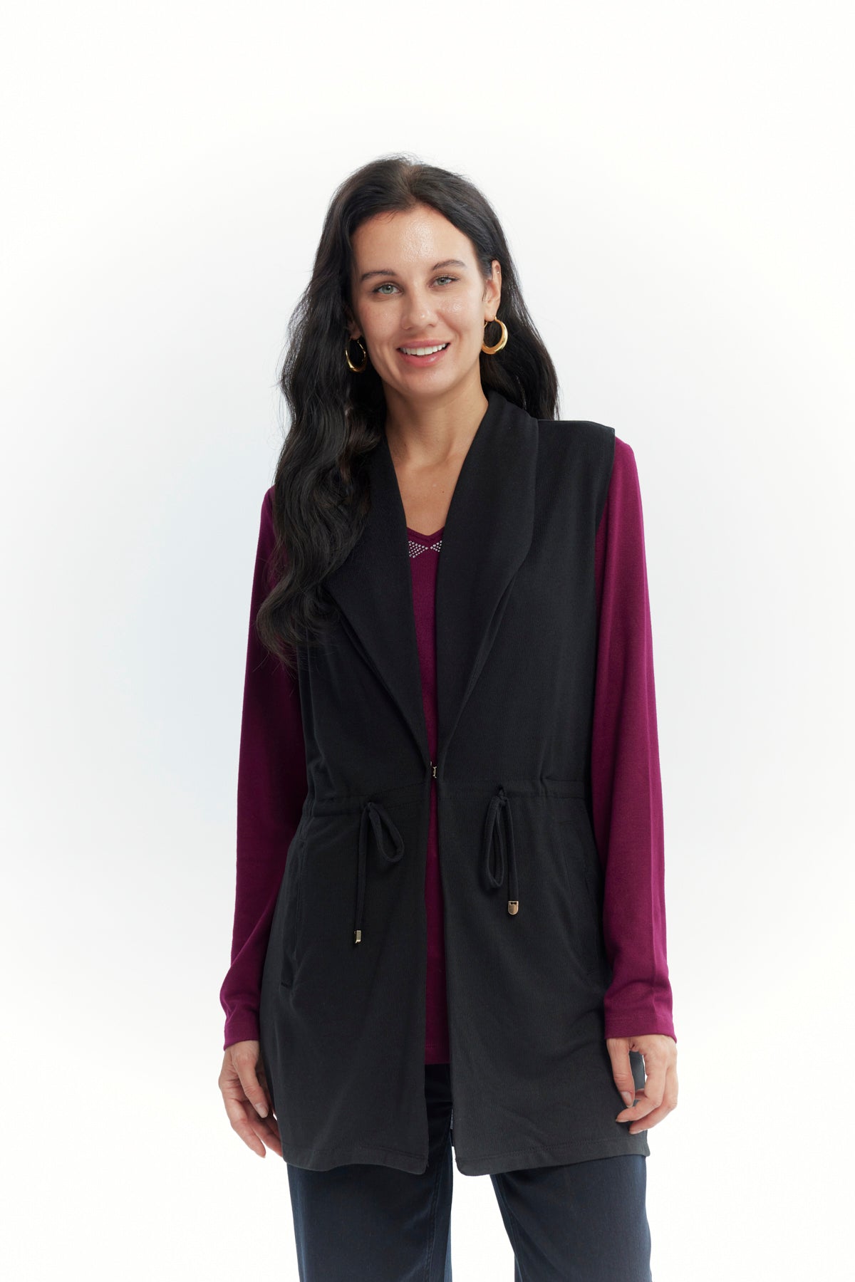 Sweater Mujer Regular Negro