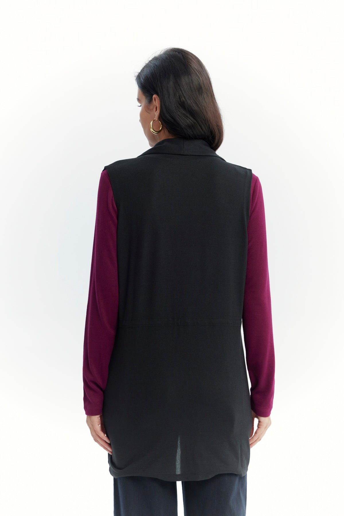 Sweater Mujer Regular Negro