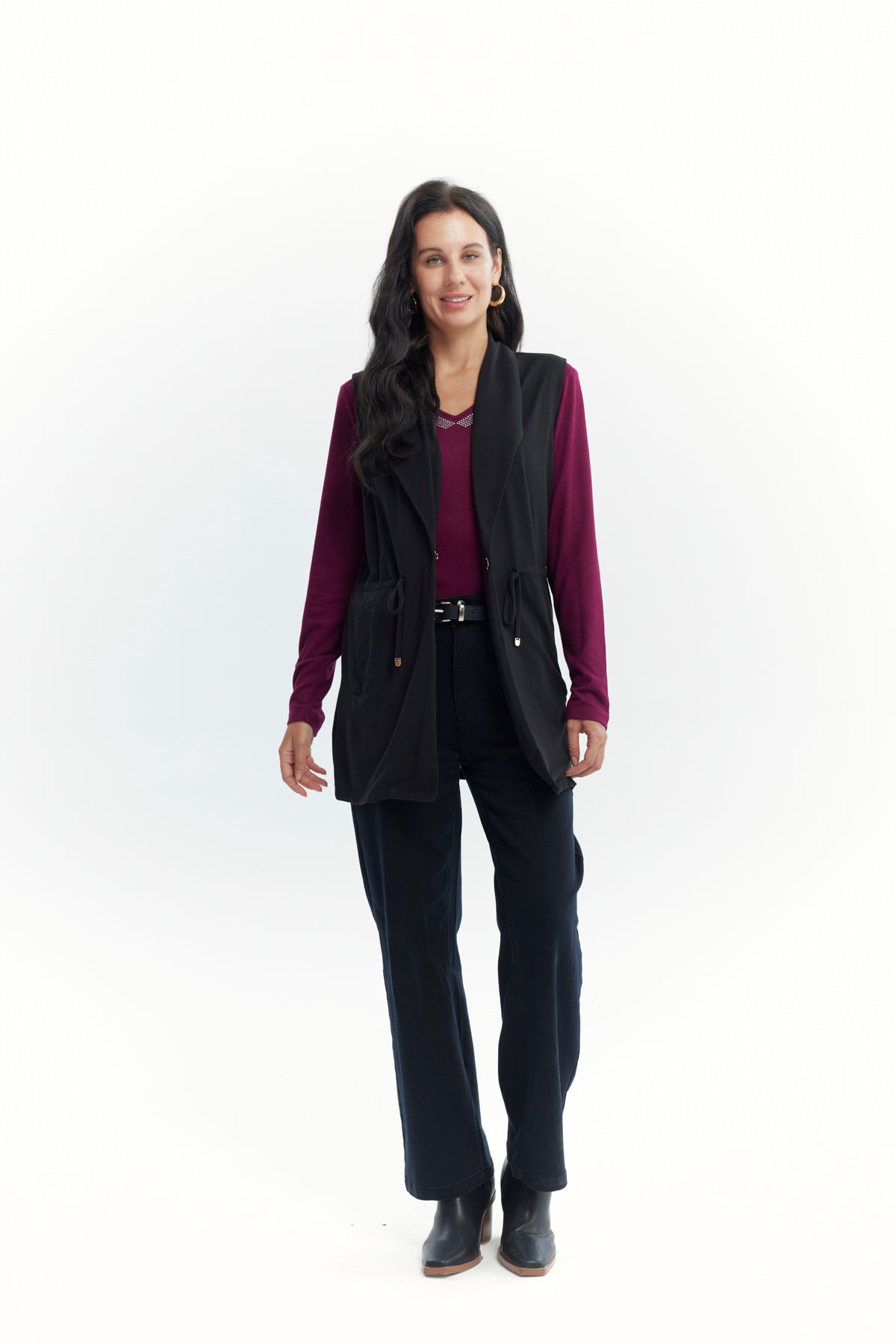 Sweater Mujer Regular Negro