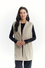 Sweater Mujer Regular Beige Oscuro