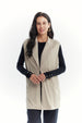 Sweater Mujer Regular Beige Oscuro