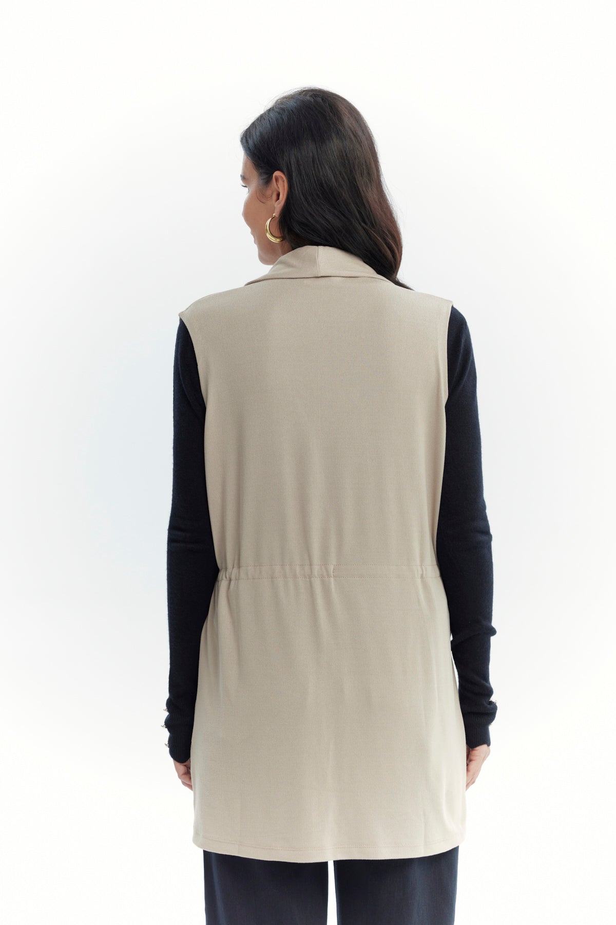 Sweater Mujer Regular Beige Oscuro