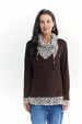Sweater Mujer Regular Chocolate