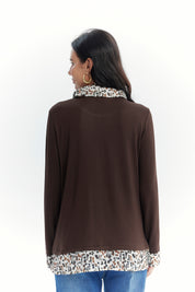 Sweater Mujer Regular Chocolate