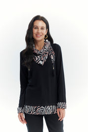 Sweater Mujer Regular Negro