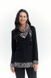 Sweater Mujer Regular Negro