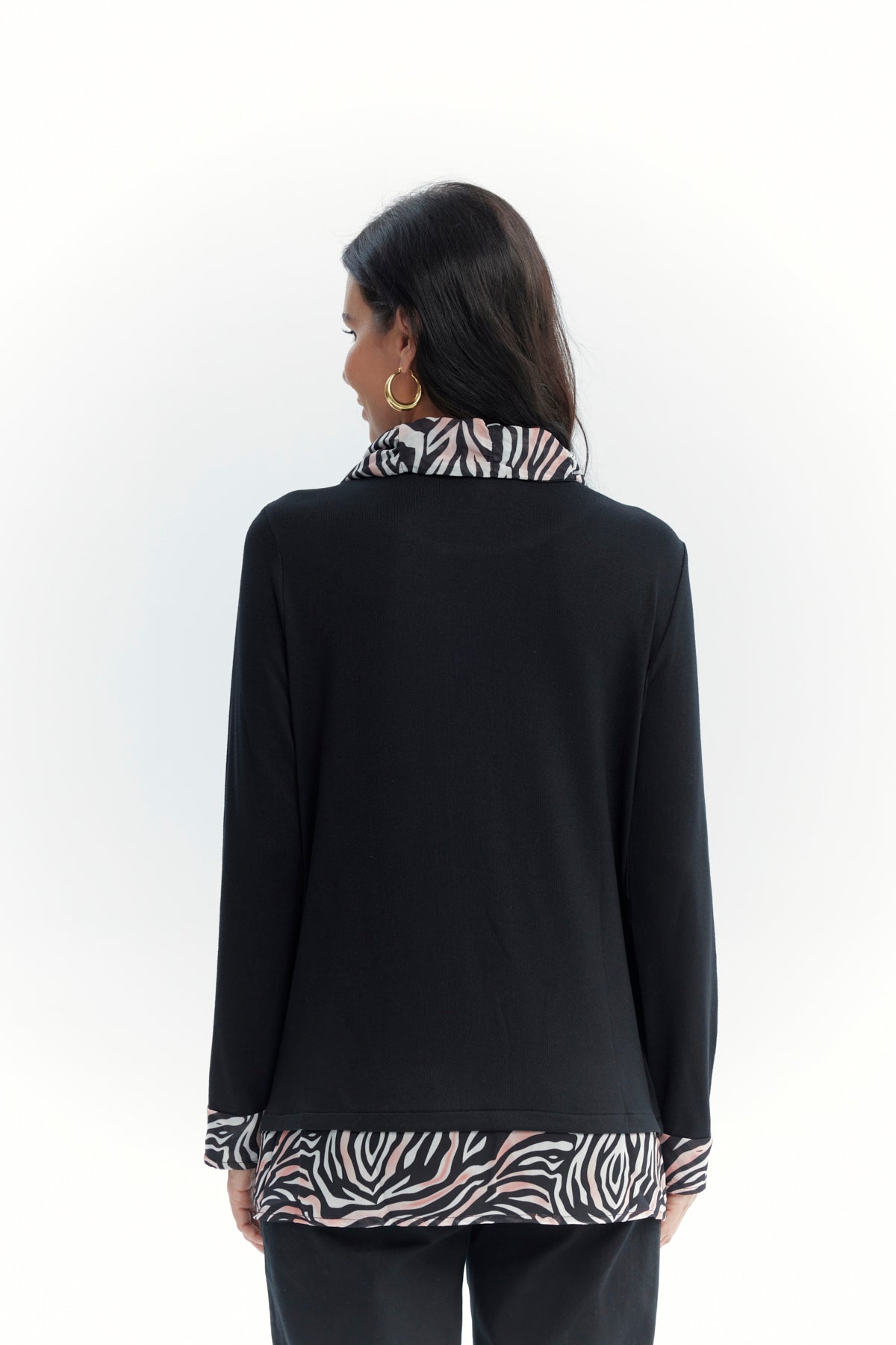 Sweater Mujer Regular Negro