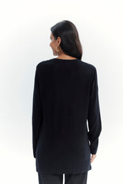 Sweater Mujer Regular Negro