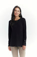 Sweater Mujer Regular Negro