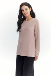 Sweater Mujer Regular Rosado
