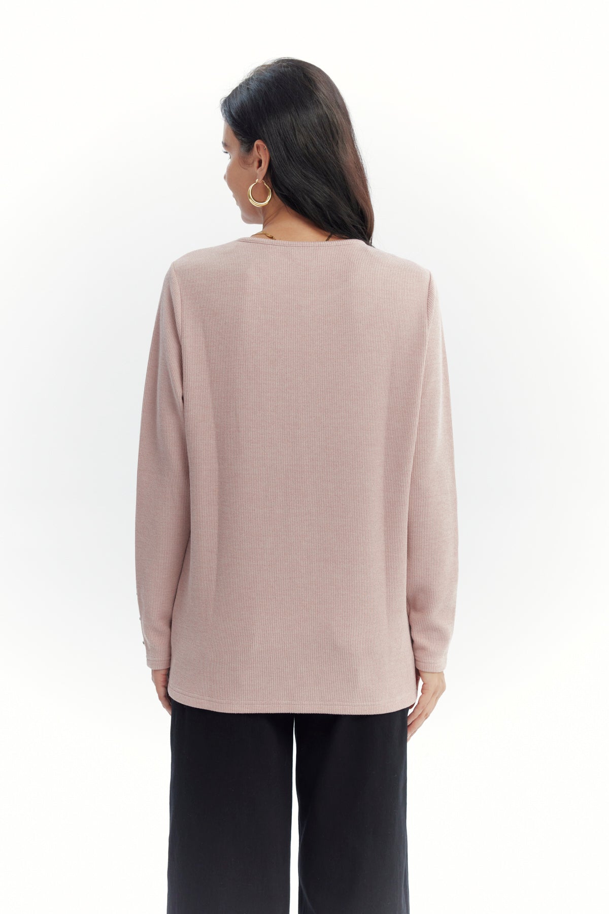 Sweater Mujer Regular Rosado