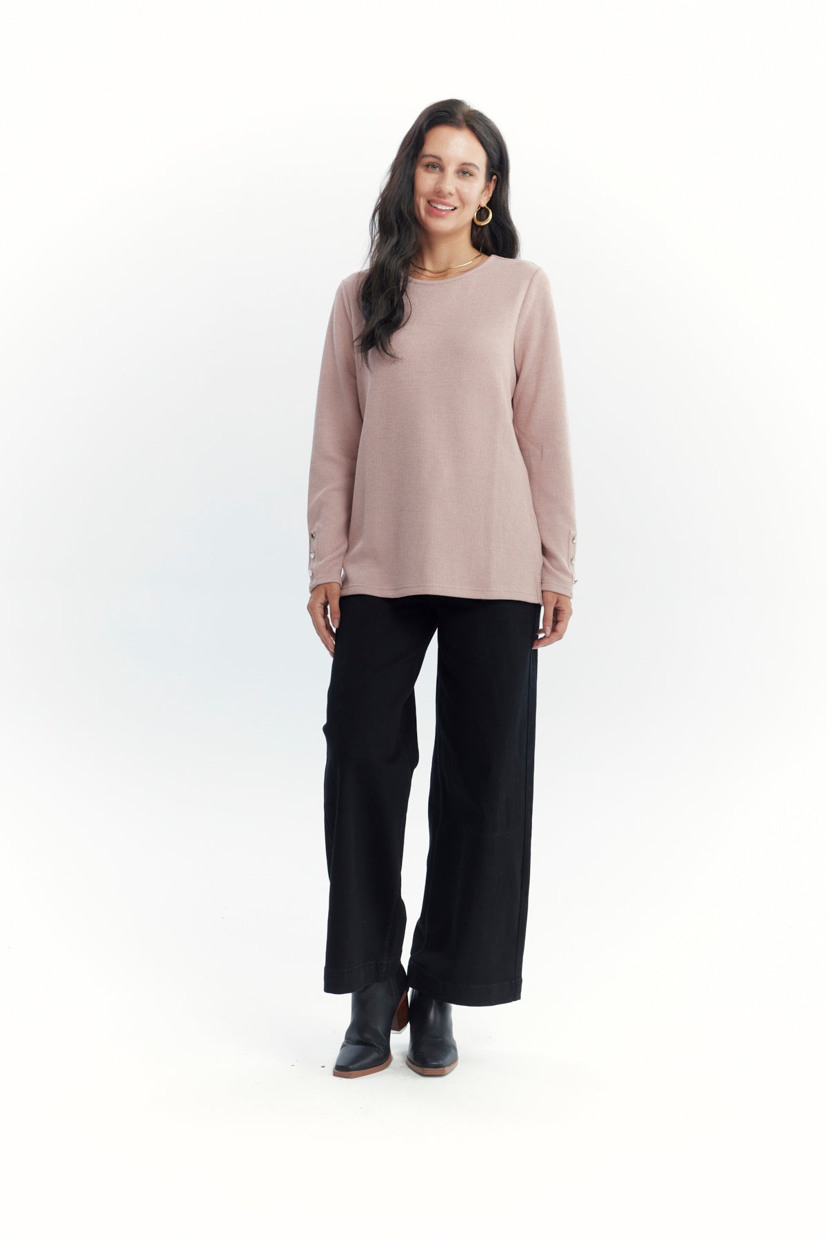 Sweater Mujer Regular Rosado