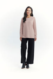 Sweater Mujer Regular Rosado