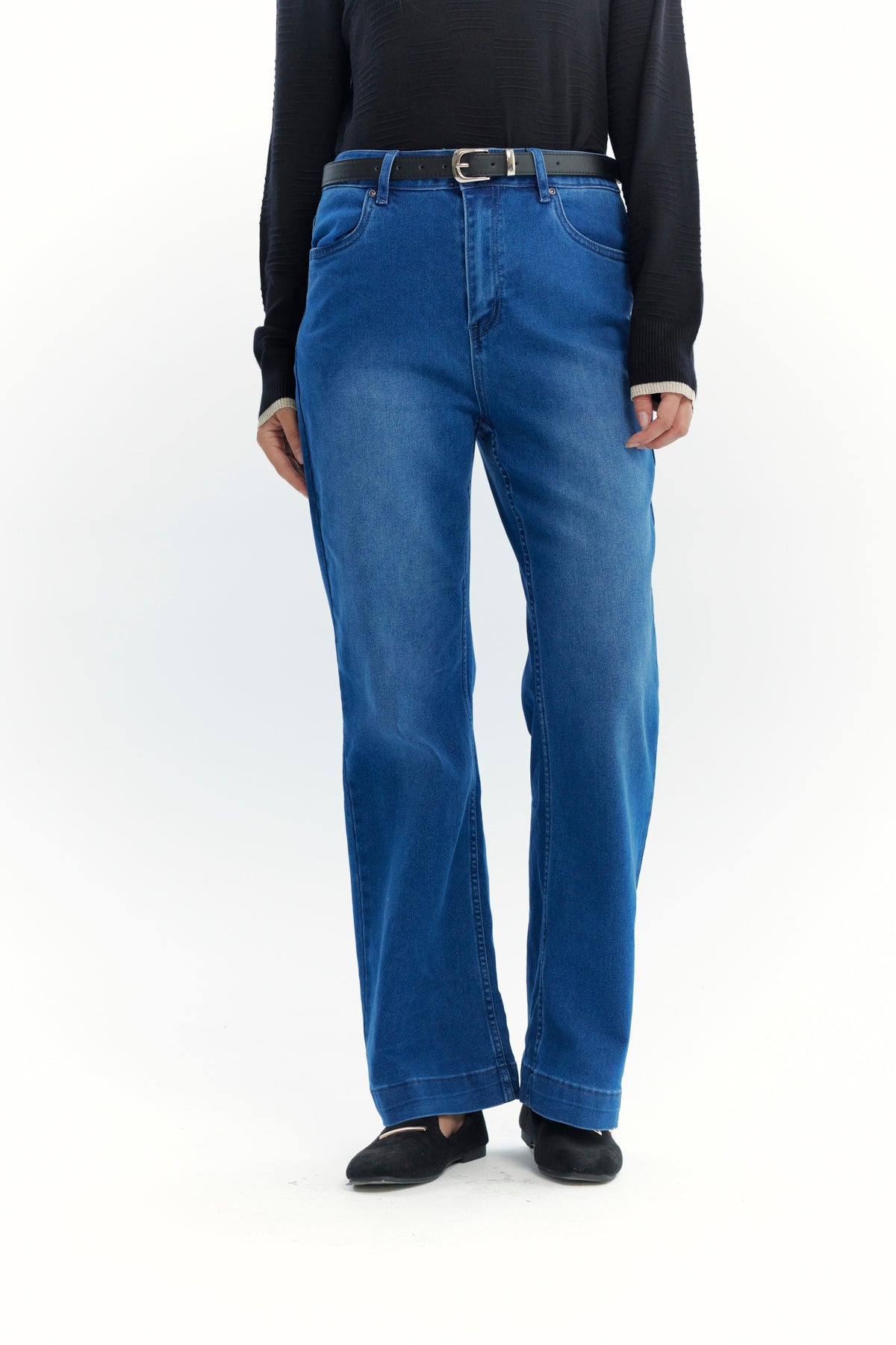 Jeans Mujer Flare Azul