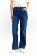 Jeans Mujer Flare Azul Oscuro