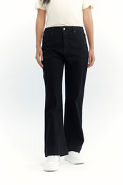 Jeans Mujer Flare Negro
