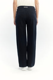 Jeans Calce Recto Mujer Negro
