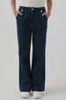 Jeans Flare Mujer Azul Oscuro