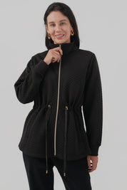 Polerón Mujer Regular Negro