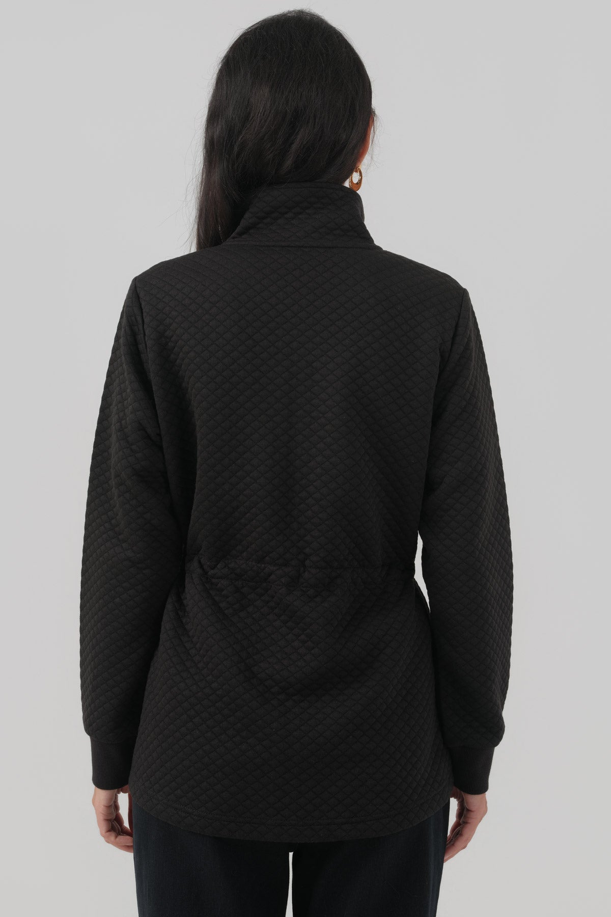 Polerón Mujer Regular Negro