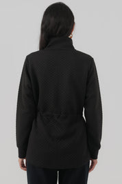 Polerón Mujer Regular Negro
