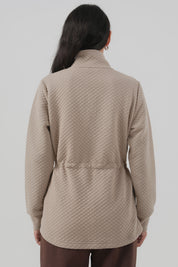 Polerón Mujer Regular Beige