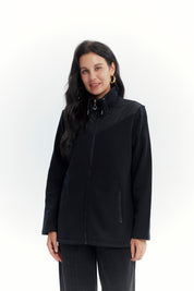 Polerón Mujer Regular Negro