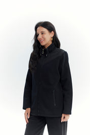 Polerón Mujer Regular Negro