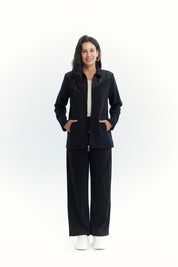Polerón Mujer Regular Negro