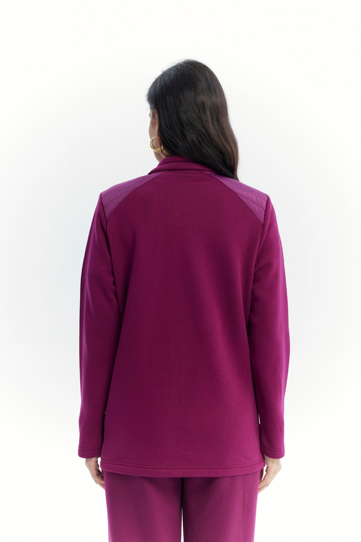Polerón Mujer Regular Guinda