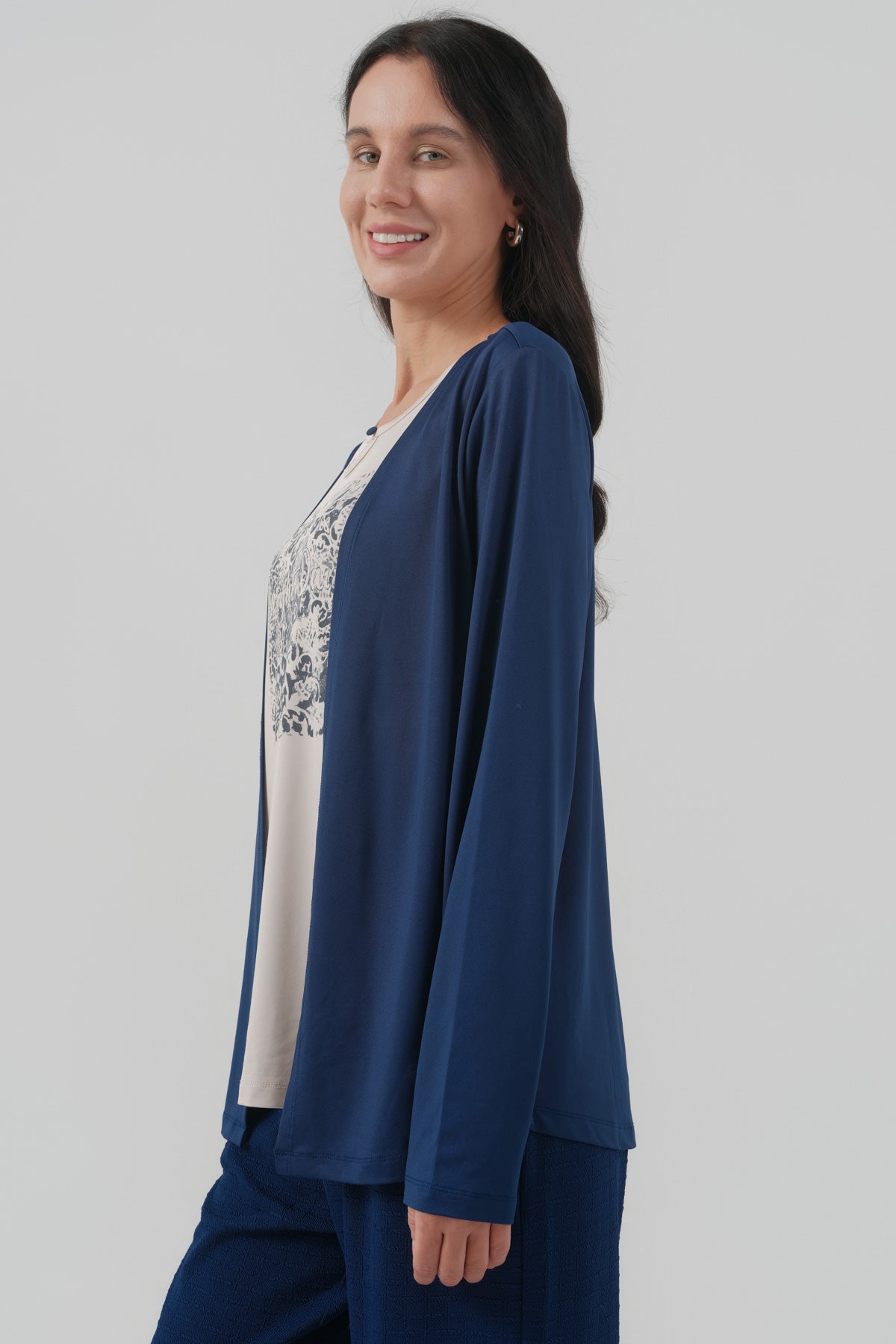 Polera Mujer Regular Azul