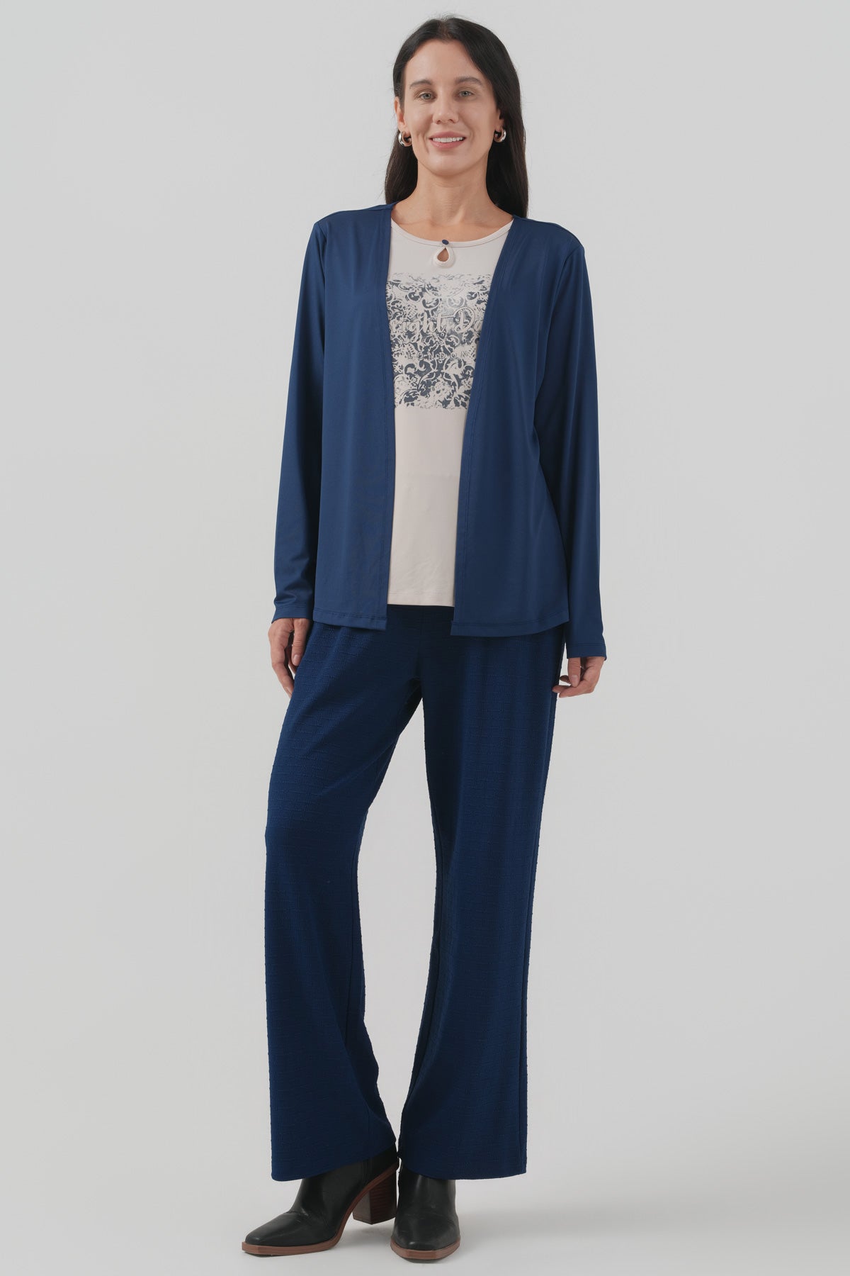 Polera Mujer Regular Azul