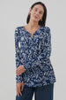 Polera Mujer Regular Azul