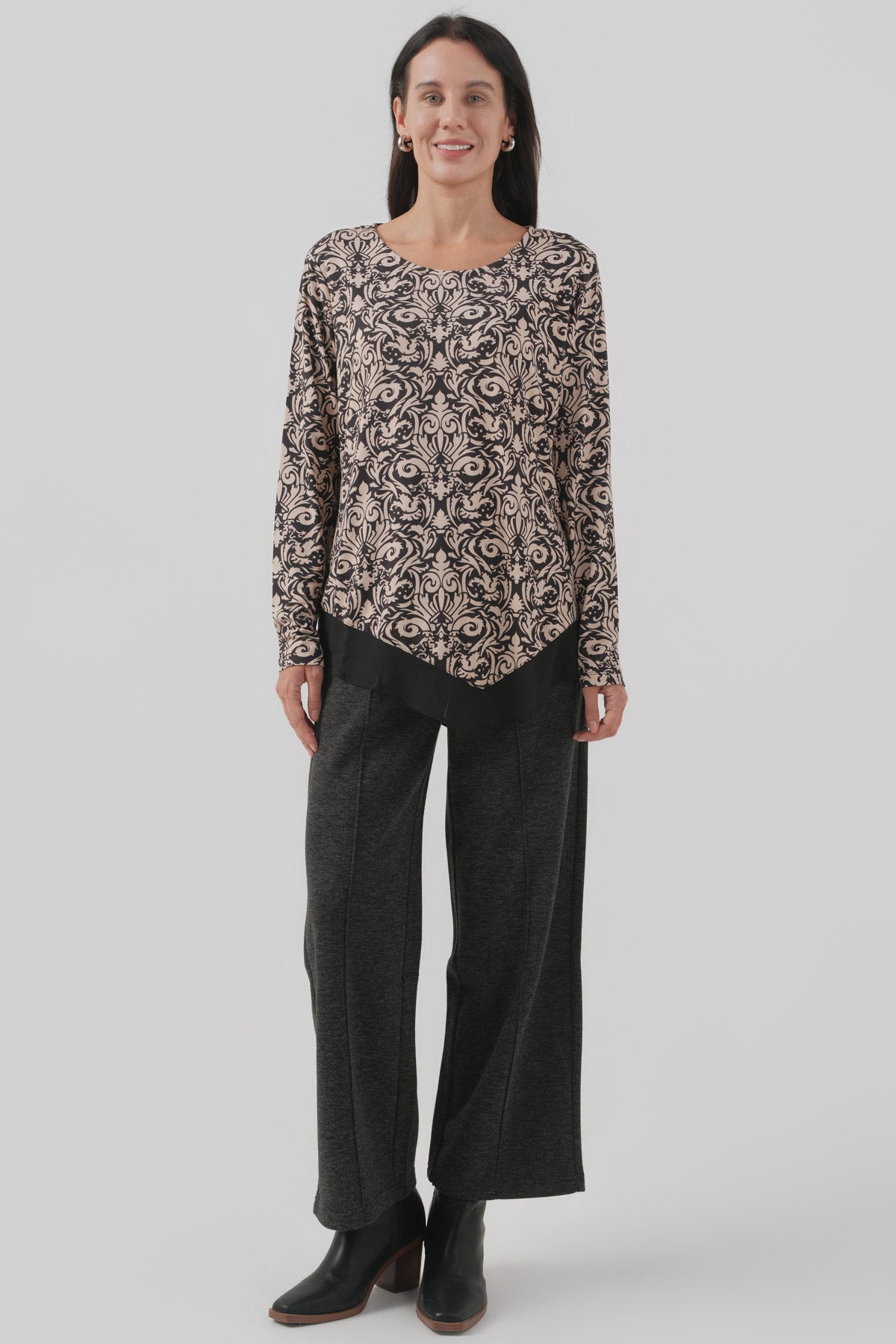 Polera Mujer Regular Negro