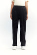 Pantalón Buzo Mujer Calce Recto Negro