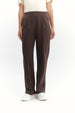 Pantalón Buzo Mujer Calce Recto Chocolate