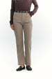 Pantalón Mujer Calce Recto Beige