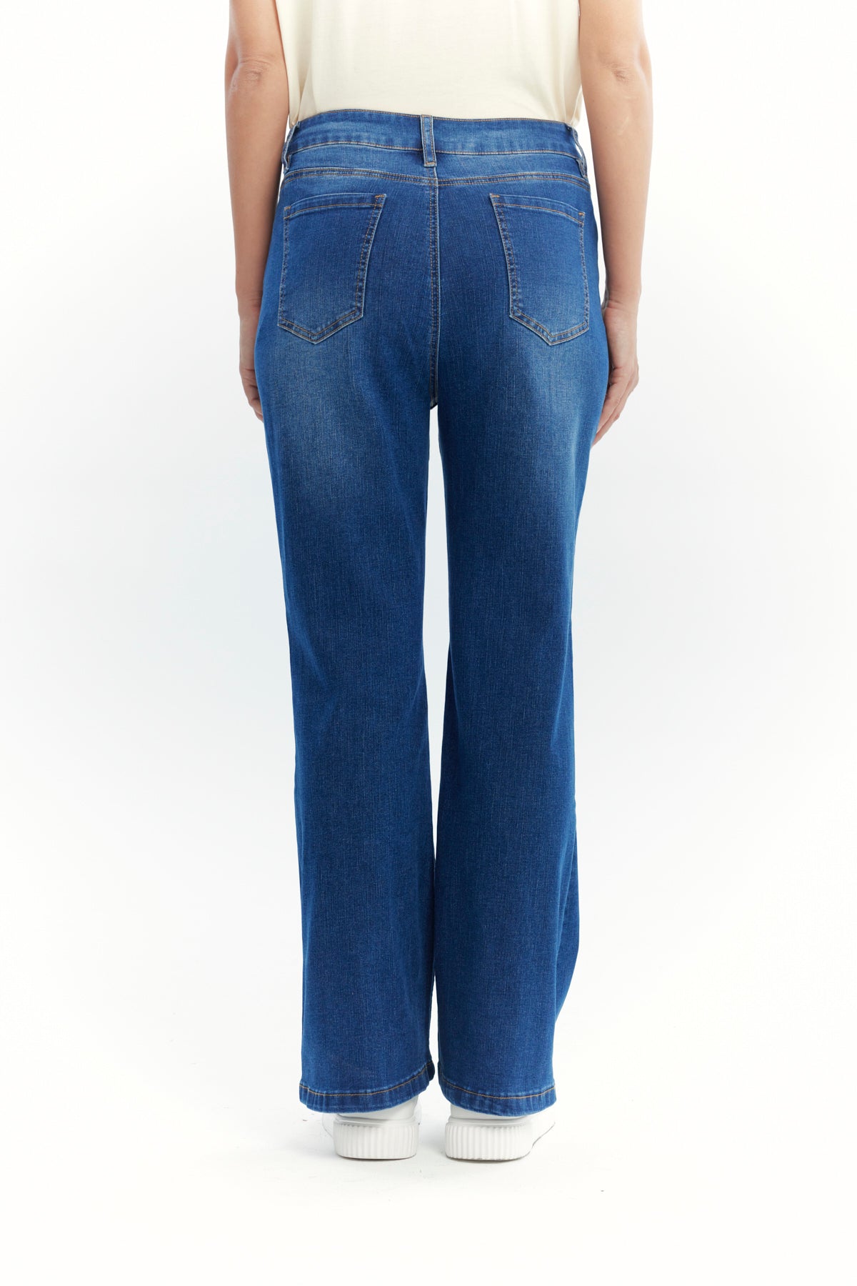 Jeans Mujer Flare Azul