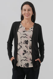 Polera Mujer Regular Negro