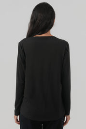 Polera Mujer Regular Negro