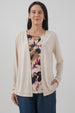 Polera Mujer Regular Beige Claro
