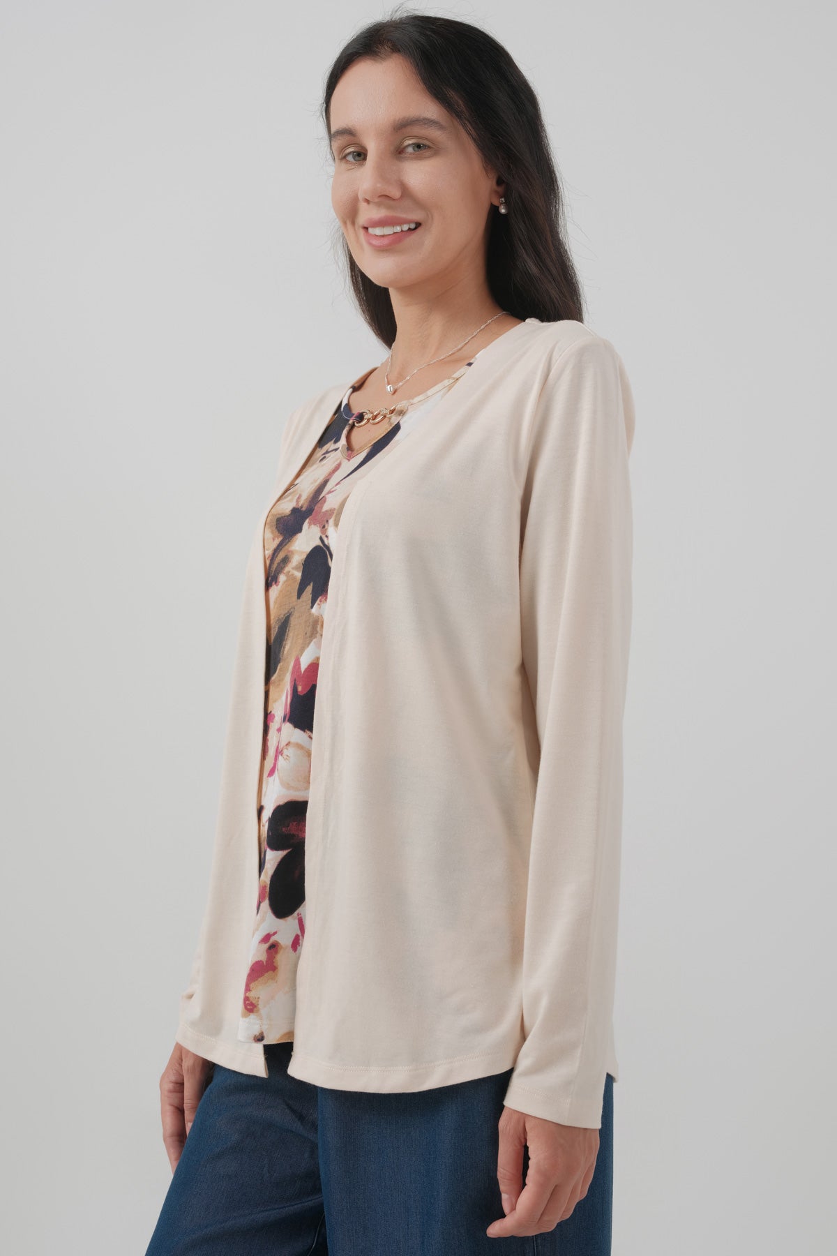 Polera Mujer Regular Beige Claro