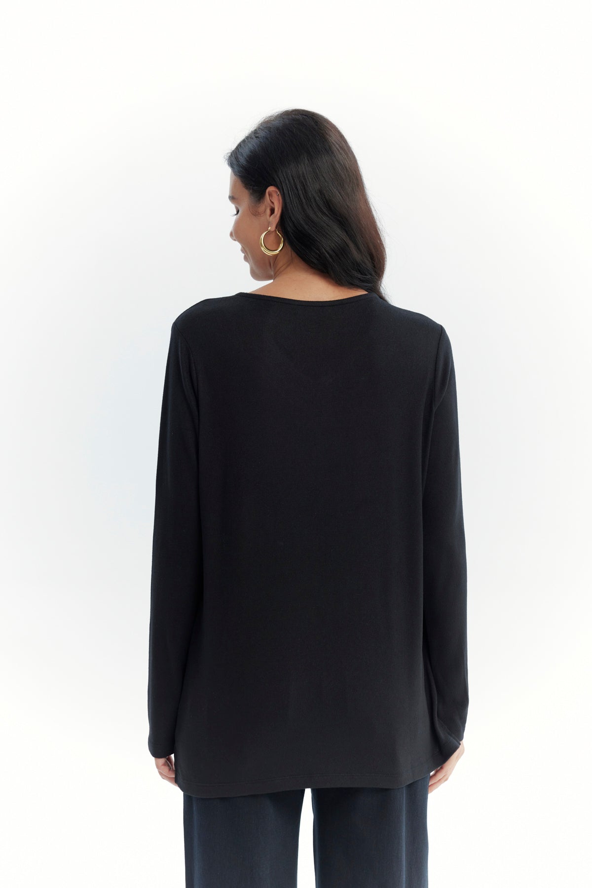 Polera Mujer Slim Negro