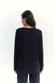Polera Mujer Slim Negro