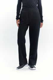 Pantalón Mujer Calce Recto Negro