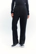Pantalón Mujer Calce Recto Negro