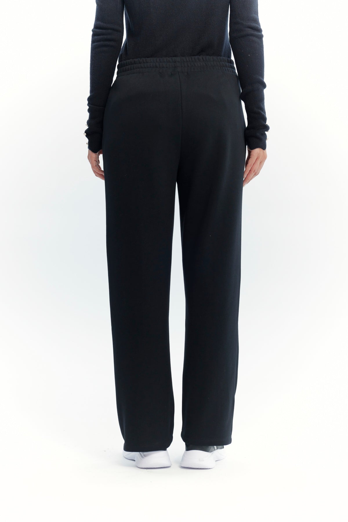 Pantalón Mujer Calce Recto Negro